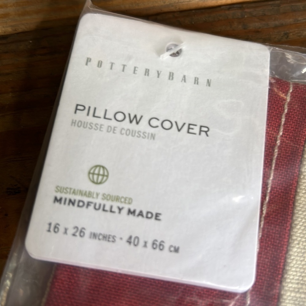 Pottery barn flag 🇺🇸 16” x 26” pillow cover BNWT - Picture 4 of 8